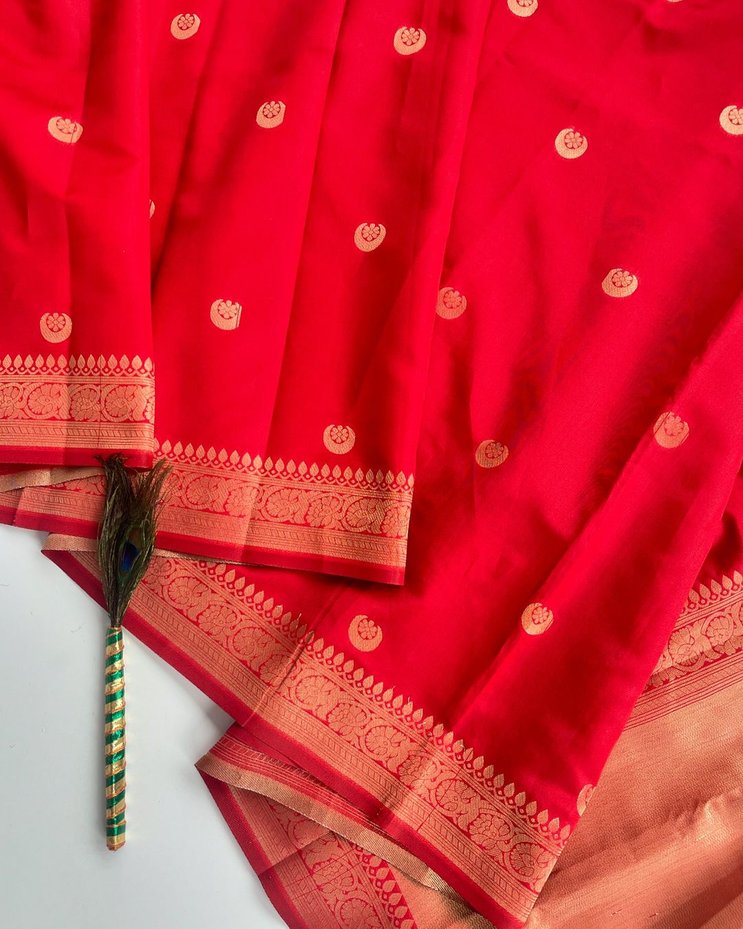 BOLLYWOOD SUPER HIT SONAKSHI SHINHA WOVEN ZARI BANARASI SILK SAREE