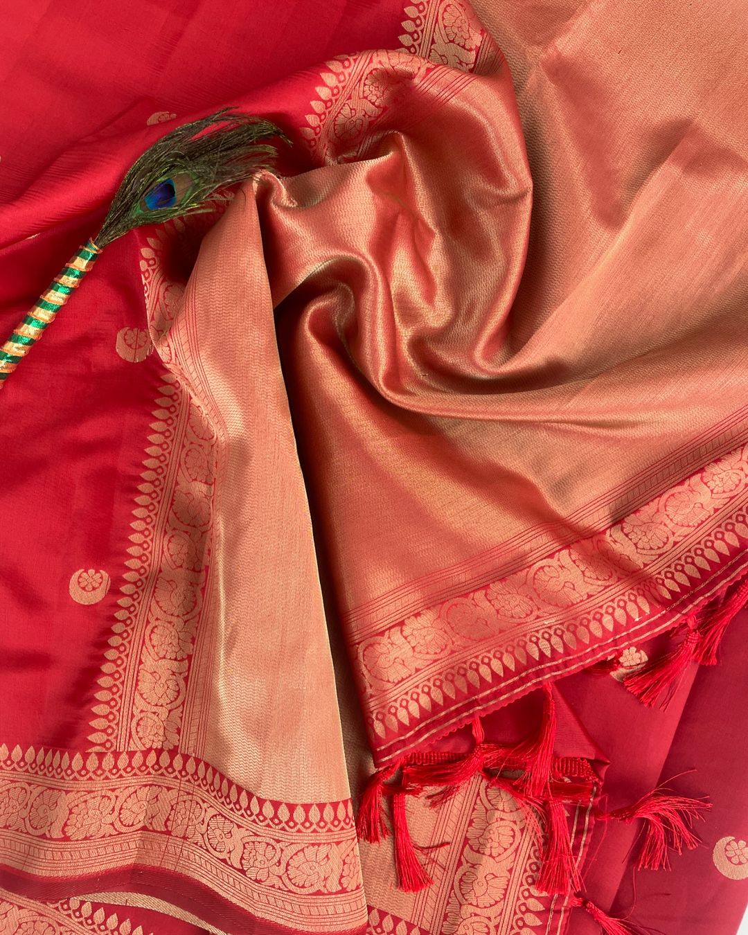 BOLLYWOOD SUPER HIT SONAKSHI SHINHA WOVEN ZARI BANARASI SILK SAREE