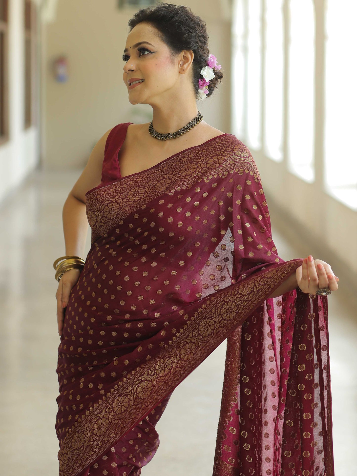 Pure Soft Semi Silk Saree With Attractive Blouse Piece