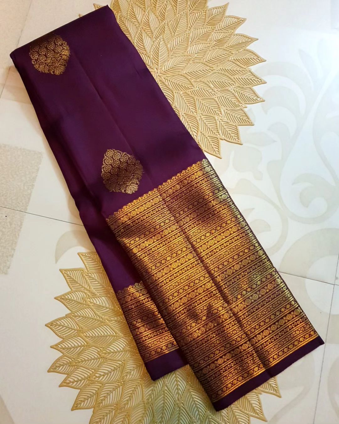 Wine Pure Soft Silk Saree With Engrossing Blouse Piece