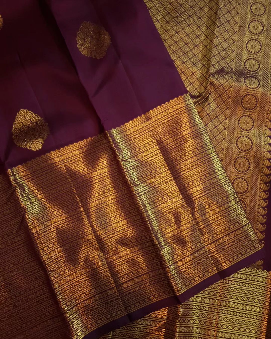 Wine Pure Soft Silk Saree With Engrossing Blouse Piece