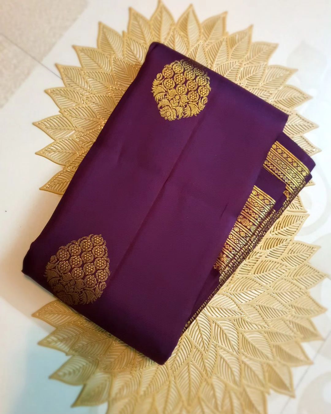 Wine Pure Soft Silk Saree With Engrossing Blouse Piece