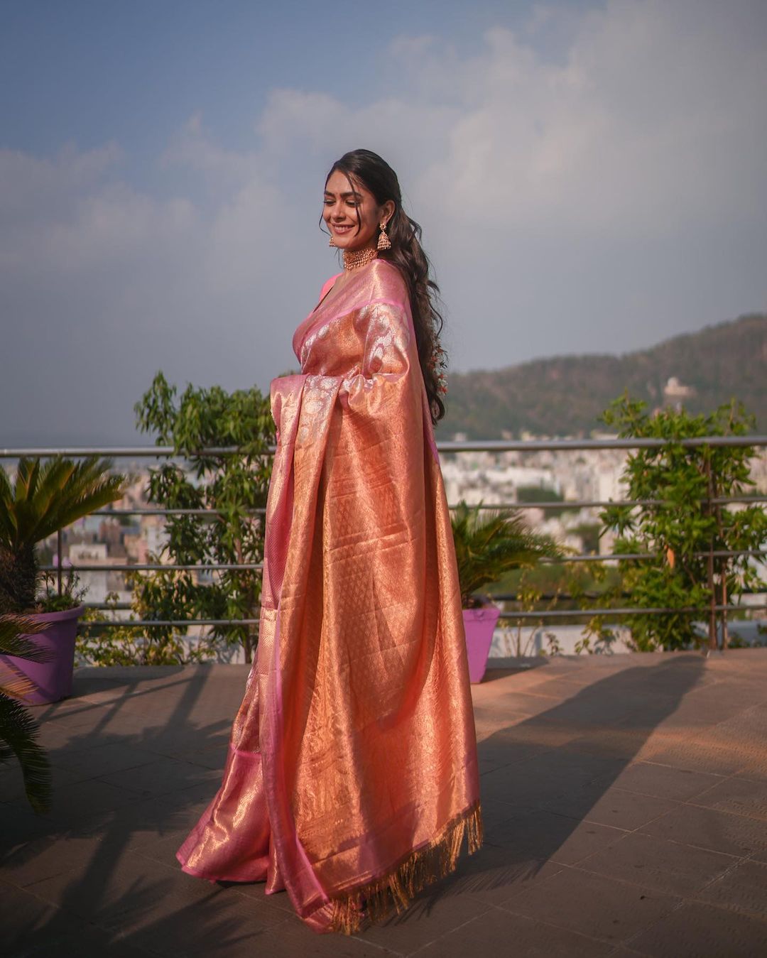 Baby Pink Pure Soft Semi Silk Saree With Attractive Blouse Piece